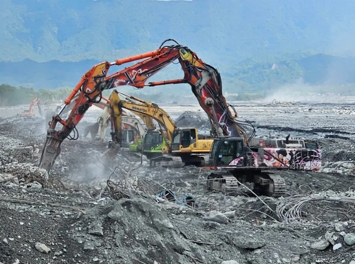 因應颱風影響  馬太鞍溪河道疏濬工程便道將封閉